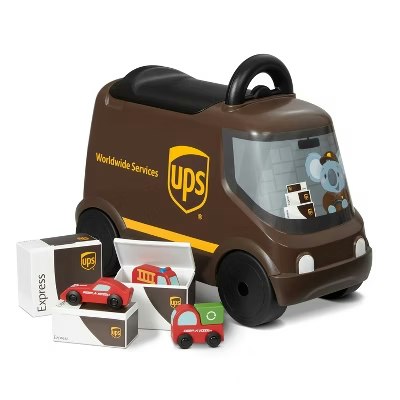 Radio Flyer UPS Delivery Truck Ride-On: $25 Radio Flyer UPS Delivery Truck Ride-On: $25