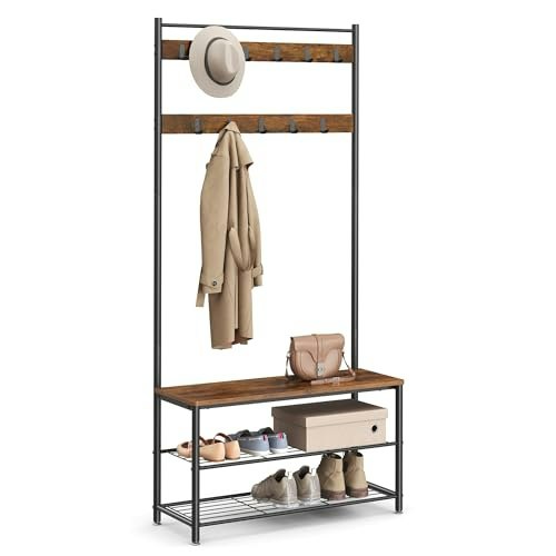 Vasagle 3-in-1 Coat Rack and Shoe Bench: $54.39 Vasagle 3-in-1 Coat Rack and Shoe Bench: $54.39