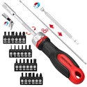 26-Piece Ratcheting Screwdriver Bit Set for $9.99 w/ Prime + free shipping