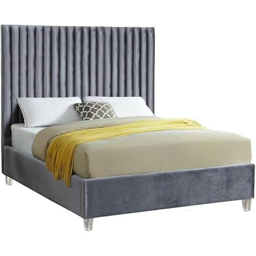 Meridian Furniture Candace Queen Velvet Bed: $643.19 Meridian Furniture Candace Queen Velvet Bed: $643.19