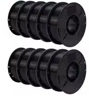Kingroon 10kg PETG 1.75mm 3D Printer Filament Bundle 10-Pack: $43