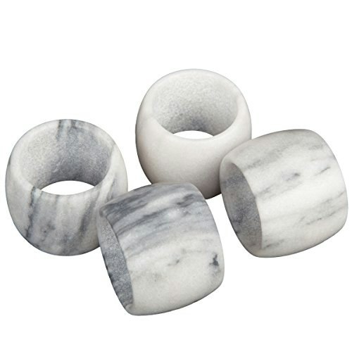 Creative Home Natural Marble Napkin Rings 4-Pack: $27.13 Creative Home Natural Marble Napkin Rings 4-Pack: $27.13
