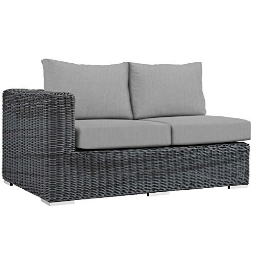 Modway Summon Wicker Rattan Outdoor Patio Sunbrella Left Arm Loveseat: $792.90 Modway Summon Wicker Rattan Outdoor Patio Sunbrella Left Arm Loveseat: $792.90