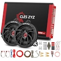6.5" Car Speaker and 4-Channel Amplifier Combo Kit for $70 + free shipping