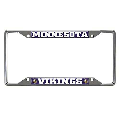 Minnesota Vikings Chrome Metal License Plate Frame: $13 Minnesota Vikings Chrome Metal License Plate Frame: $13