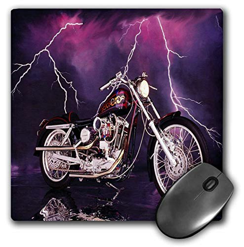 3dRose Harley-Davidson Motorcycle Pattern Mouse Pad: $17.16