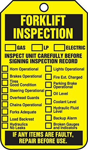 AccuformNMC TRS305CTM Forklift Status Tag: $3.68 AccuformNMC TRS305CTM Forklift Status Tag: $3.68