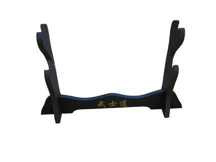 2-Tier Black Wood Sword Display Stand: $9.13 2-Tier Black Wood Sword Display Stand: $9.13