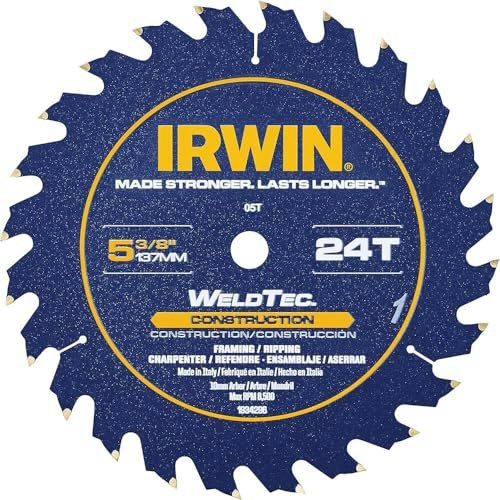 Irwin 5-3/8" WeldTec Circular Saw Blade: $15.80 Irwin 5-3/8" WeldTec Circular Saw Blade: $15.80