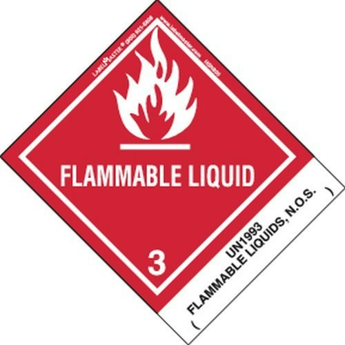 Labelmaster 4.75" x 4" Flammable Liquid Label 500-Pack: $54.78 Labelmaster 4.75" x 4" Flammable Liquid Label 500-Pack: $54.78