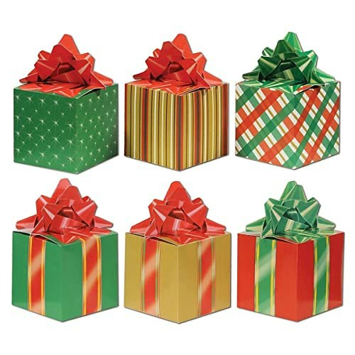 Beistle 3-Piece Christmas Gift Favor Boxes: $3.35 Beistle 3-Piece Christmas Gift Favor Boxes: $3.35