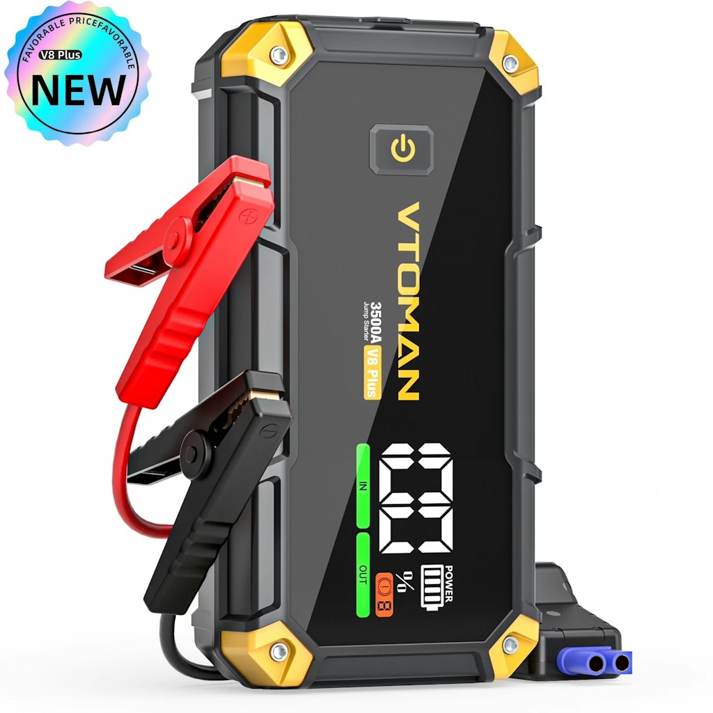 Vtoman V8 Plus 12V Car Jump Starter: $47.99