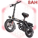 UPlee GS3 48V 14" Folding Electric Bike for $153 + free shipping