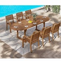 Amazonia 7-Piece Eucalyptus Wood Extendable Patio Dining Set for $990 + free shipping
