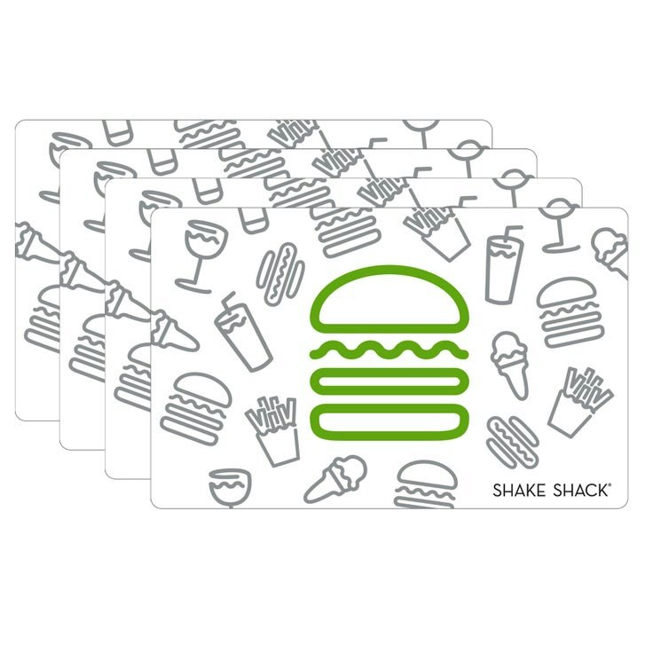 Shake Shack Four Restaurant $25 eGift Cards ($100 Value): $80