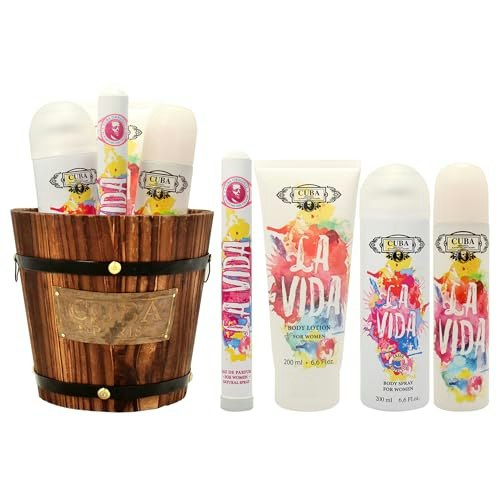 Cuba La Vida Women's 4-Piece Fragrance Gift Set: $21.74 Cuba La Vida Women's 4-Piece Fragrance Gift Set: $21.74
