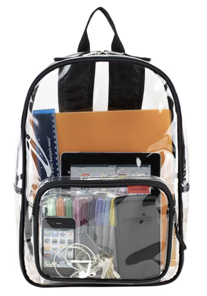 Eastsport 16" Success Clear Backpack: $5.19
