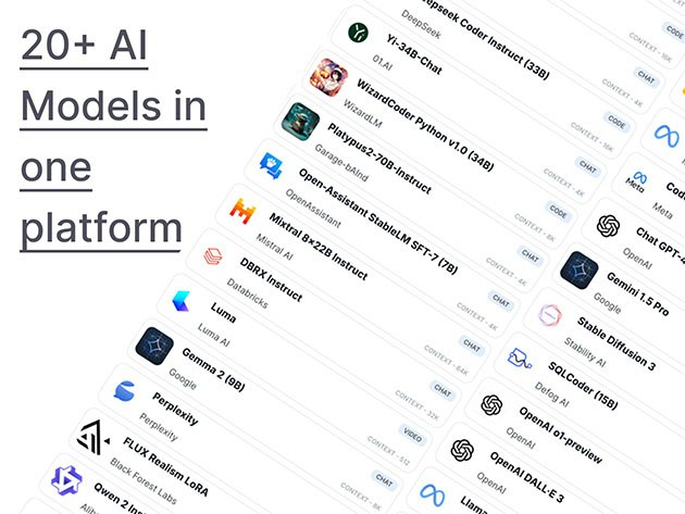 ChatPlayground AI Unlimited Plan Lifetime Subscription: $55