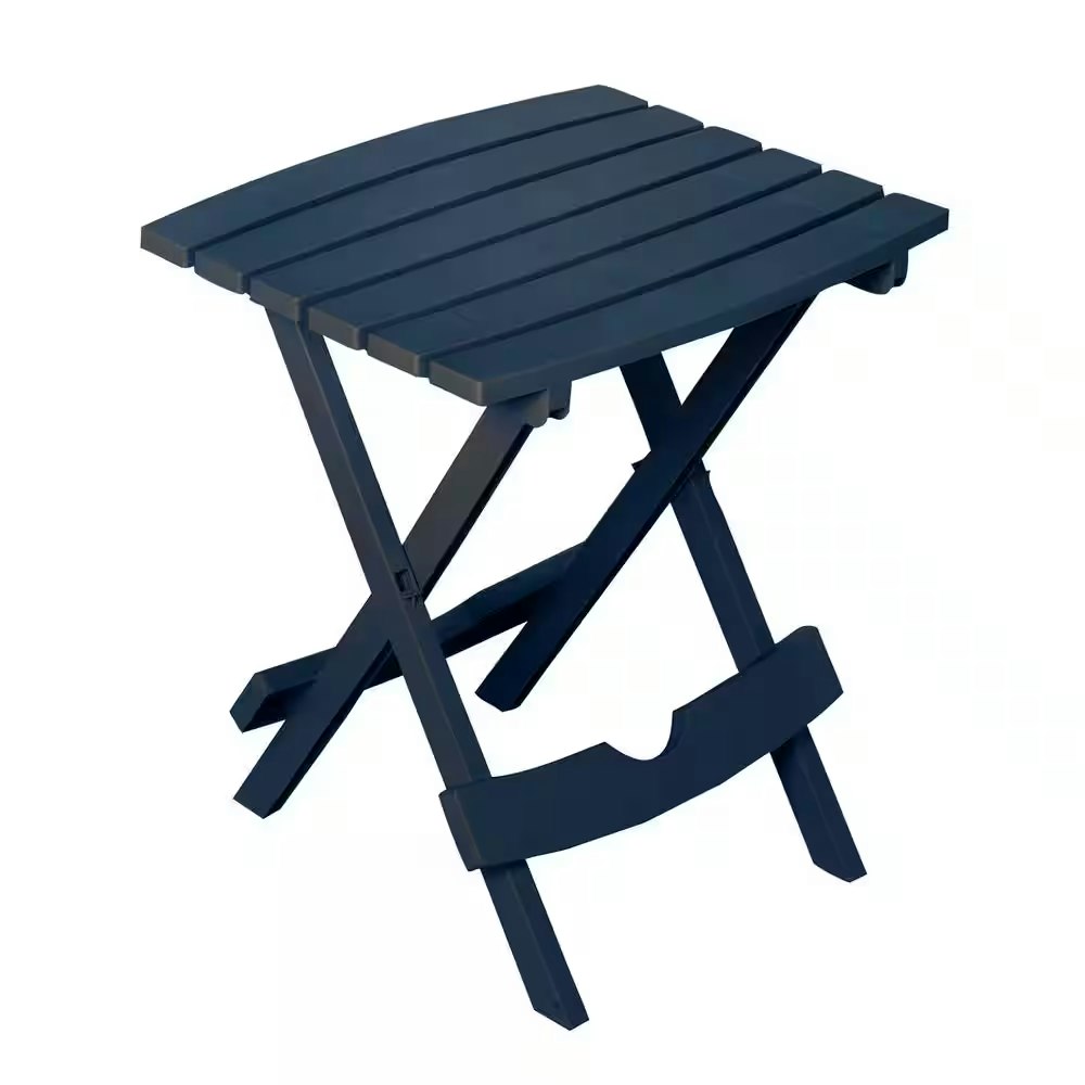 Adams Quik-Fold 20" Resin Square Patio Side Table: $22 Adams Quik-Fold 20" Resin Square Patio Side Table: $22