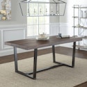Union Rustic Amarapal Pine Solid Wood Trestle Dining Table for $213 + free shipping