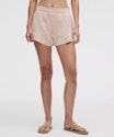 lululemon Women's BeCalm 3" Mid-Rise Wide-Waistband Short for $29 + free shipping
