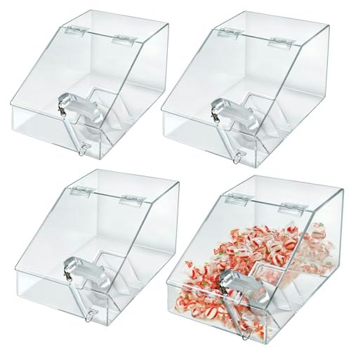 Azar Displays 1.5-Gallon Acrylic Candy Bin 4-Pack: $169.90 Azar Displays 1.5-Gallon Acrylic Candy Bin 4-Pack: $169.90