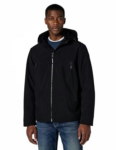 Calvin Klein Men's Sherpa-Lined Hooded Soft Shell Jacket: $79.99 Calvin Klein Men's Sherpa-Lined Hooded Soft Shell Jacket: $79.99