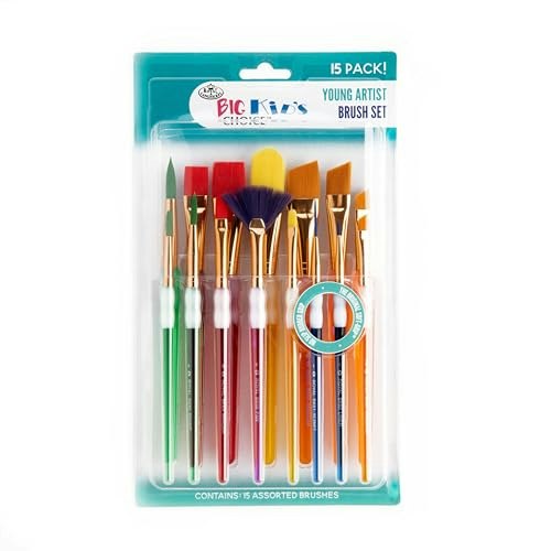 Royal Brush Big Kid's Choice Paint Brush Set 15-Piece: $12.62 Royal Brush Big Kid's Choice Paint Brush Set 15-Piece: $12.62