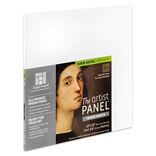 Ampersand Primed Artist Panel 10x10-inch 3/8-inch Depth: $11.46 Ampersand Primed Artist Panel 10x10-inch 3/8-inch Depth: $11.46