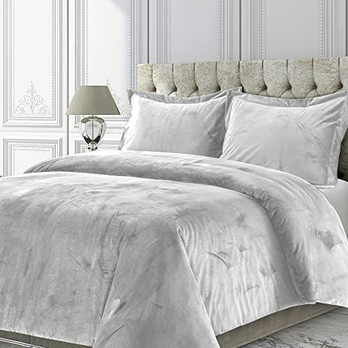 Tribeca Living Venice Velvet Twin Duvet Cover Set: $40.49 Tribeca Living Venice Velvet Twin Duvet Cover Set: $40.49
