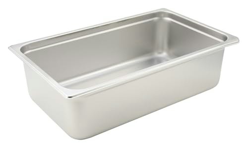 Winco 27.3-Quart Full Size Stainless Steel Steam Pan: $50.64