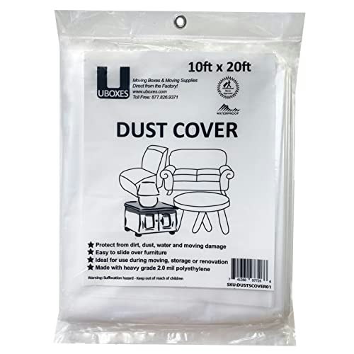 Uboxes 10' x 20' Furniture Dust Cover: $2.50 Uboxes 10' x 20' Furniture Dust Cover: $2.50