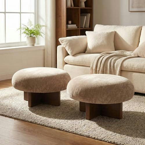 Christopher Knight Home Rody Round Ottoman 2-Pack: $250.74 Christopher Knight Home Rody Round Ottoman 2-Pack: $250.74