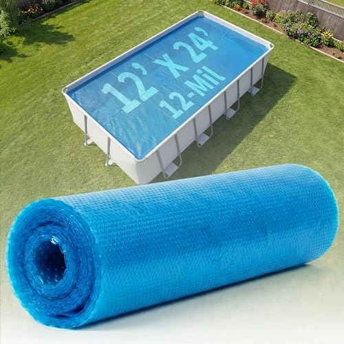 Blue Wave 12x24-foot Rectangle Solar Pool Cover: $85.49 Blue Wave 12x24-foot Rectangle Solar Pool Cover: $85.49