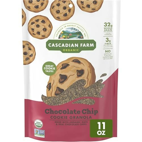 Cascadian Farm Organic Chocolate Chip Cookie Granola 11-oz.: $4.49