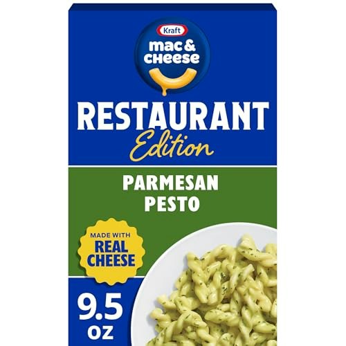 Kraft Mac & Cheese Restaurant Edition Parmesan Pesto 9.5-oz.: $2.48 Kraft Mac & Cheese Restaurant Edition Parmesan Pesto 9.5-oz.: $2.48