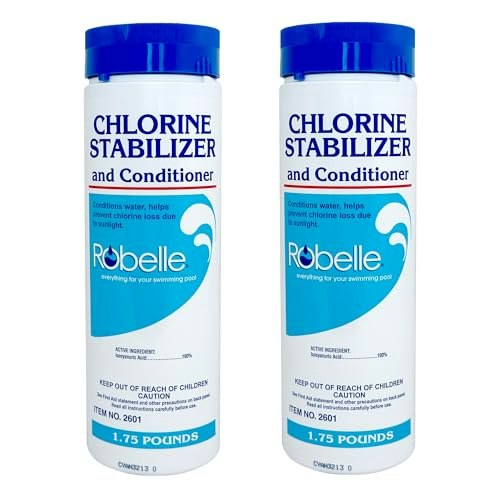 Robelle Chlorine Stabilizer and Conditioner 1.75-Pound 2-Pack: $19.98 Robelle Chlorine Stabilizer and Conditioner 1.75-Pound 2-Pack: $19.98