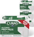 Curad Alcohol Prep Pads 400-Pack for $4 + free shipping w/ Prime