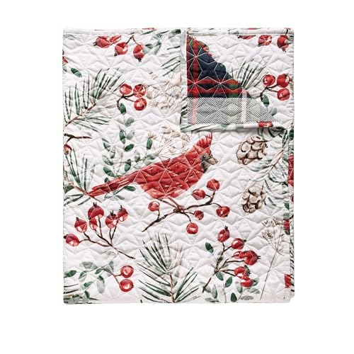 Greenland Home Cardinal Plaid Quilted Throw Blanket: $32.24 Greenland Home Cardinal Plaid Quilted Throw Blanket: $32.24