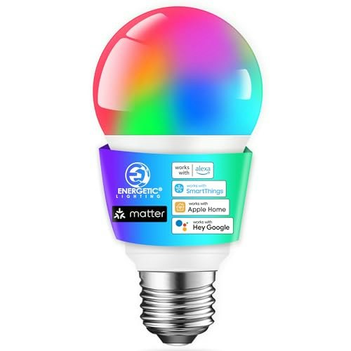 Energetic Matter Smart A19 RGB LED Light Bulb: $5.64 Energetic Matter Smart A19 RGB LED Light Bulb: $5.64