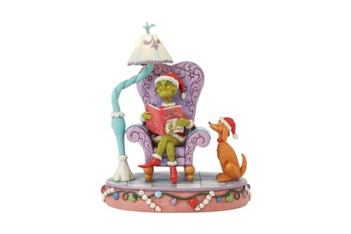 Enesco Jim Shore Dr. Seuss Grinch Reading Chair 8-Inch Lit Figurine: $89.98 Enesco Jim Shore Dr. Seuss Grinch Reading Chair 8-Inch Lit Figurine: $89.98