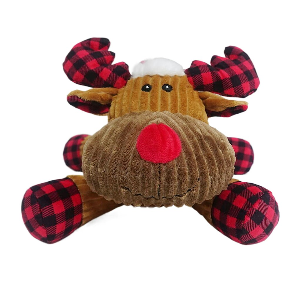 Vibrant Life 11" Holiday Moose Dog Toy: $1.83