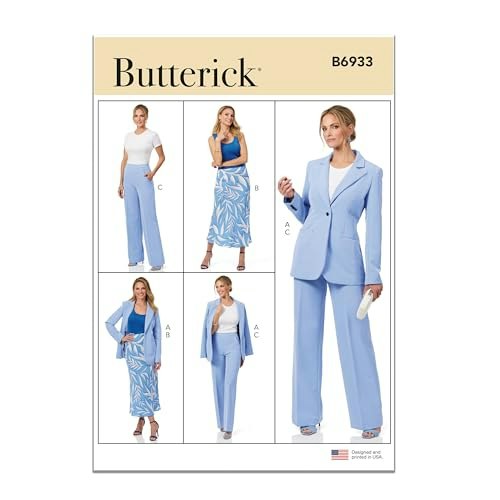 Butterick B6933 Misses' Jacket, Skirt and Pants Sewing Pattern Kit: $12.92 Butterick B6933 Misses' Jacket, Skirt and Pants Sewing Pattern Kit: $12.92