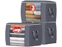 Fab Totes 90L Foldable Storage Tote 3-Pack for $13 + free shipping w/ Prime
