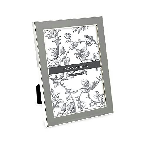 Laura Ashley 5x7 Gray Enamel Picture Frame: $18.99 Laura Ashley 5x7 Gray Enamel Picture Frame: $18.99