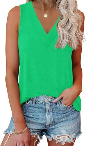 EyMuse Women's V-Neck Sleeveless Tank Top: $8.49 EyMuse Women's V-Neck Sleeveless Tank Top: $8.49