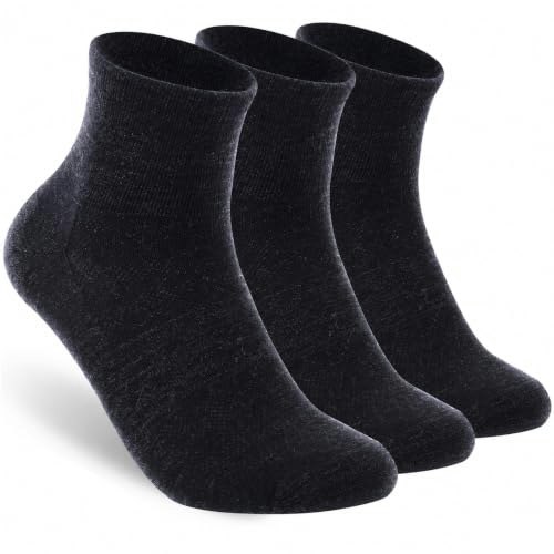 Rtzat 90% Merino Wool Ankle Socks 3-Pack: $14.99