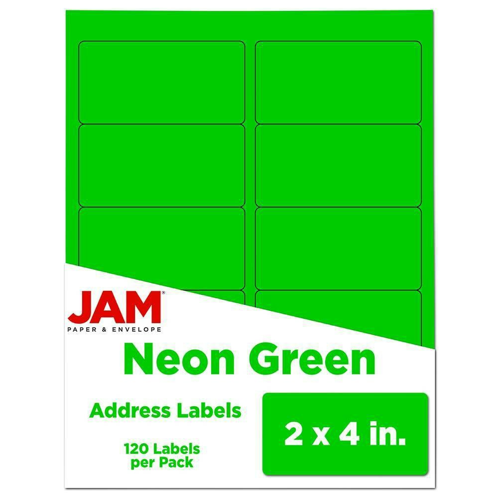 Jam Paper 2" x 4" Mailing Labels 120-Pack: $12.99 Jam Paper 2" x 4" Mailing Labels 120-Pack: $12.99