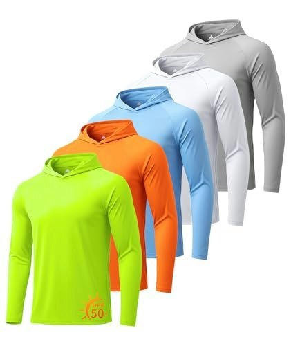 Men's UPF 50+ UV Protection Long Sleeve Athletic Hoodie: $35.98 Men's UPF 50+ UV Protection Long Sleeve Athletic Hoodie: $35.98