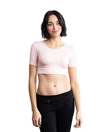 Halftee Women's Boyfriend Crop Layering Tee: $26.34